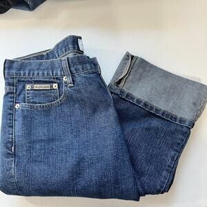 Calvin Klein Women's Jeans Cropped Cuffed Size 8